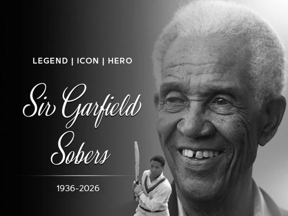 West Indies Cricket Legend Sir Garfield Sobers Passes Away at the Age of 89